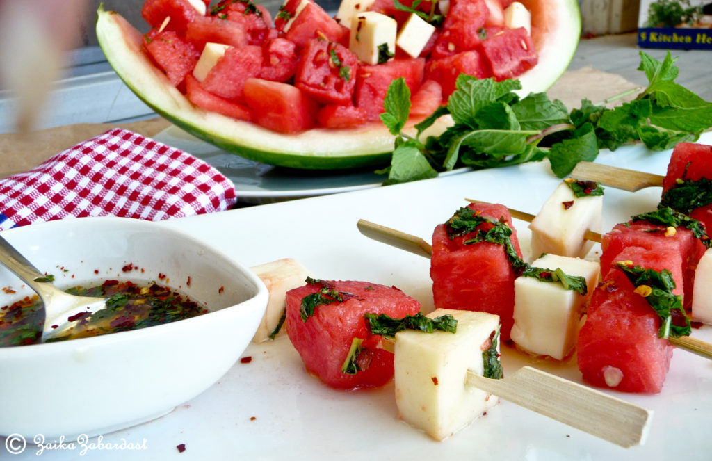 Watermelon Mozzarrella Salad health benefits for summer