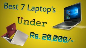 Best Laptops under 20000 INR in India