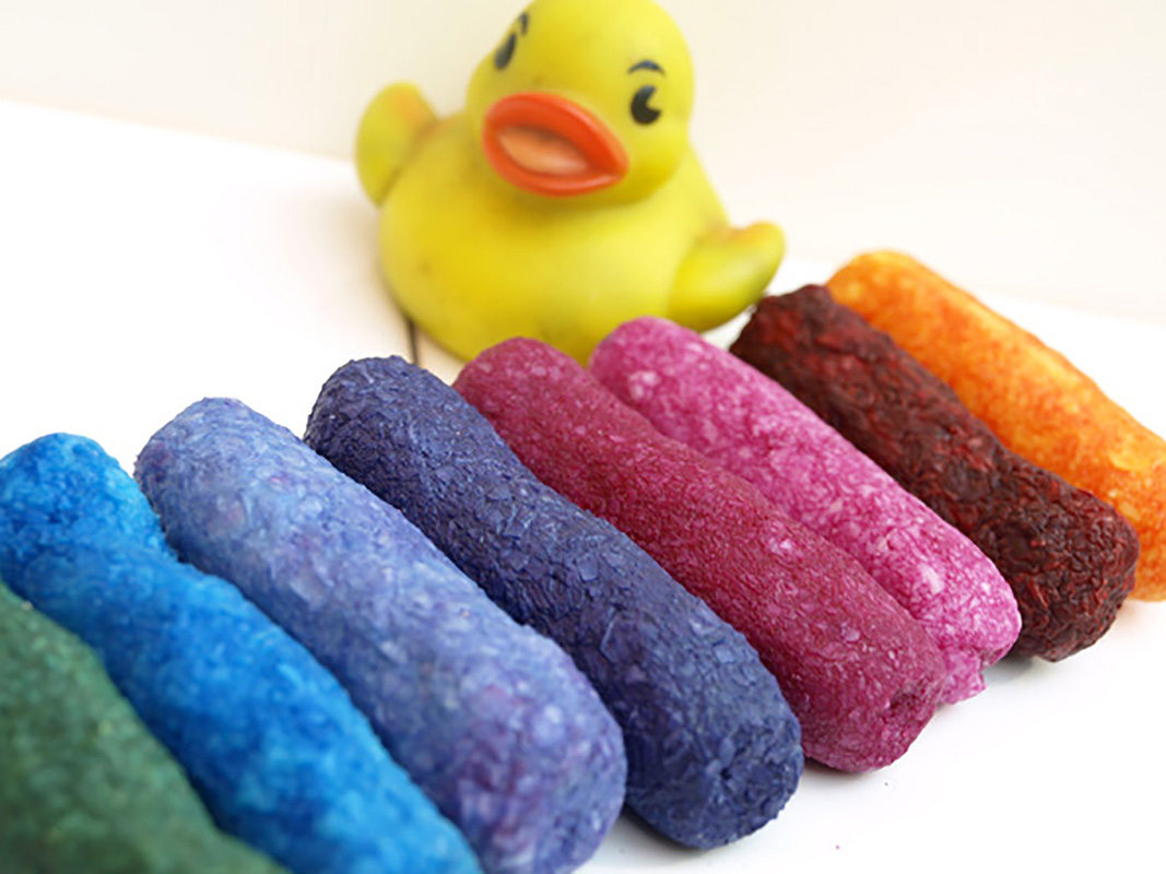 homemade bath crayons - homemade craft projects for toddlers
