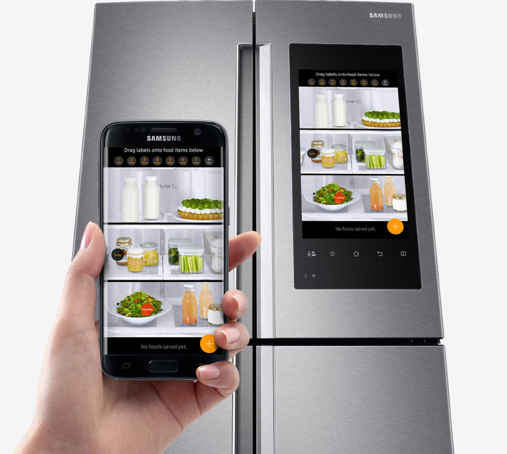 Samsung Family Hub Smart Fridge - cooking kitchen gadgets gift ideas