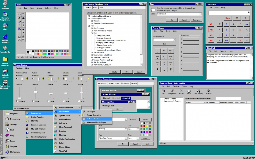 windows 95 osr2 emulator mac