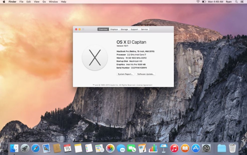 Mac OS X El Capitan ISO download