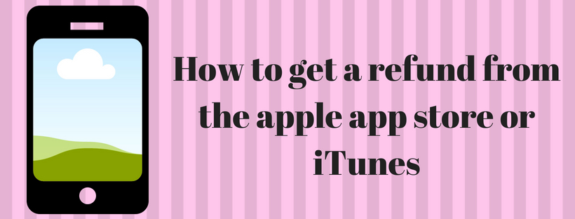get a refund from the apple app store or iTunes