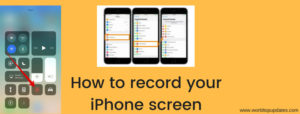 record iphone screen