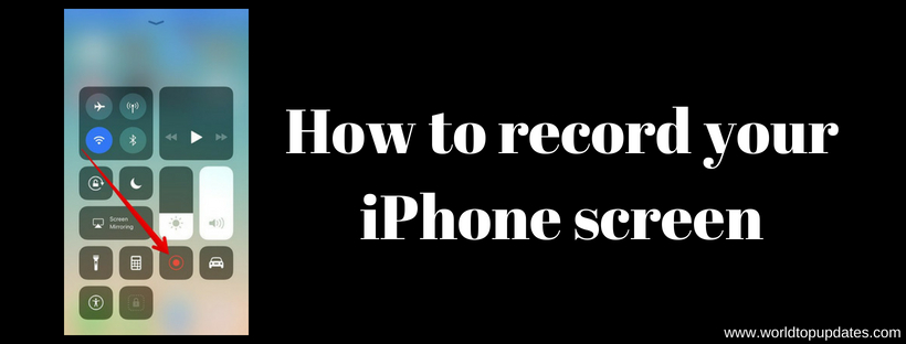 record iphone screen 
