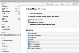 How to copy or sync a Playlist from iTunes to iPhone