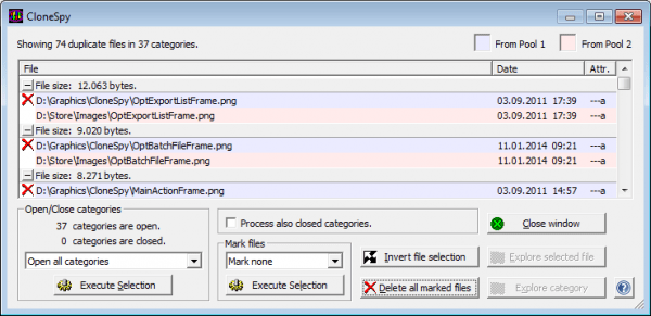 Duplicate file finders for windows