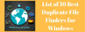10 Best Duplicate File Finders for Windows