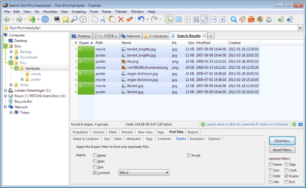 Duplicate file finder for windows